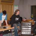 rob, shawn & jez checking the mix